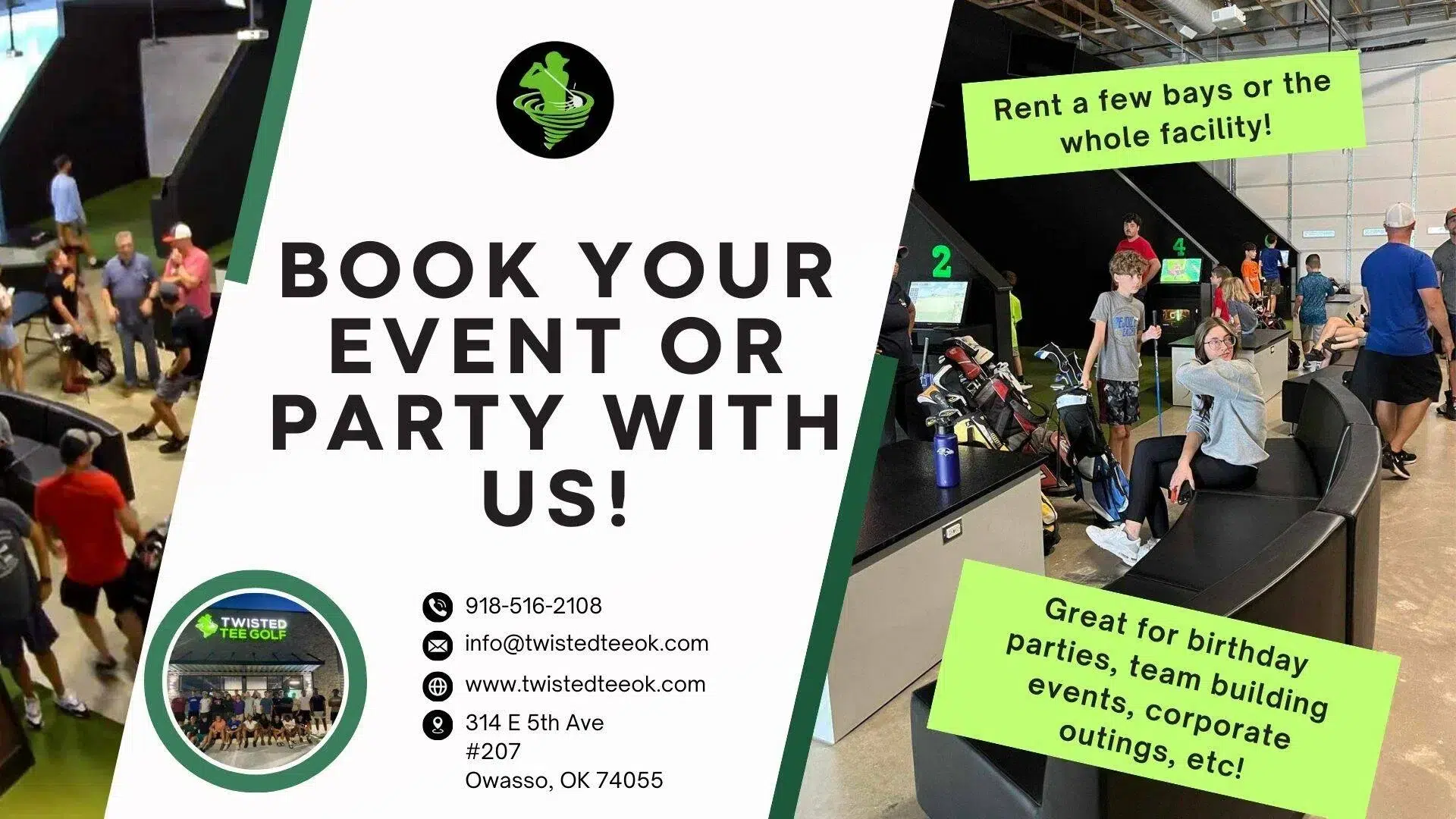 Twisted Tee Event Flyer - Twisted Tee